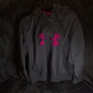 Under Armour | Pink & Gray Women’s Hoodie | Size Medium